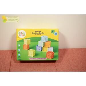 Gigglescape Silicone Stacking Blocks Set 10pc